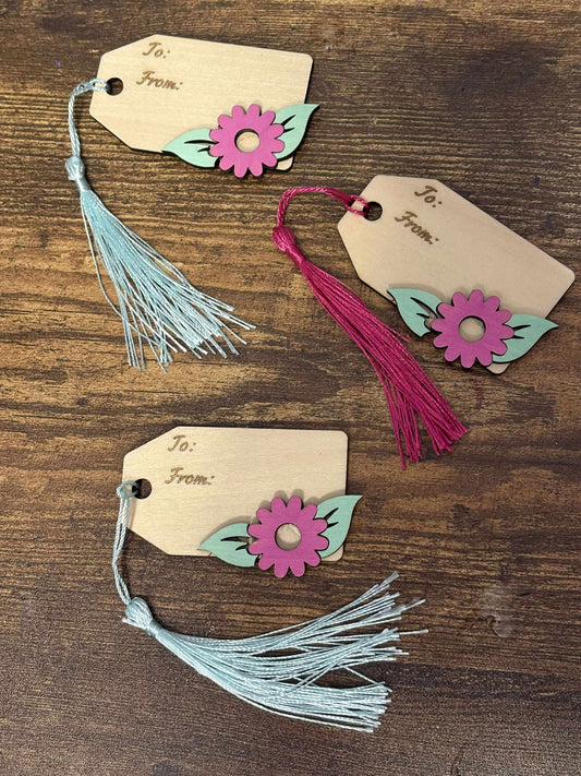 Pink Bloom Gift Tag